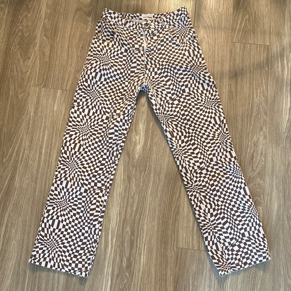 Urban Outfitters wide leg printed pants